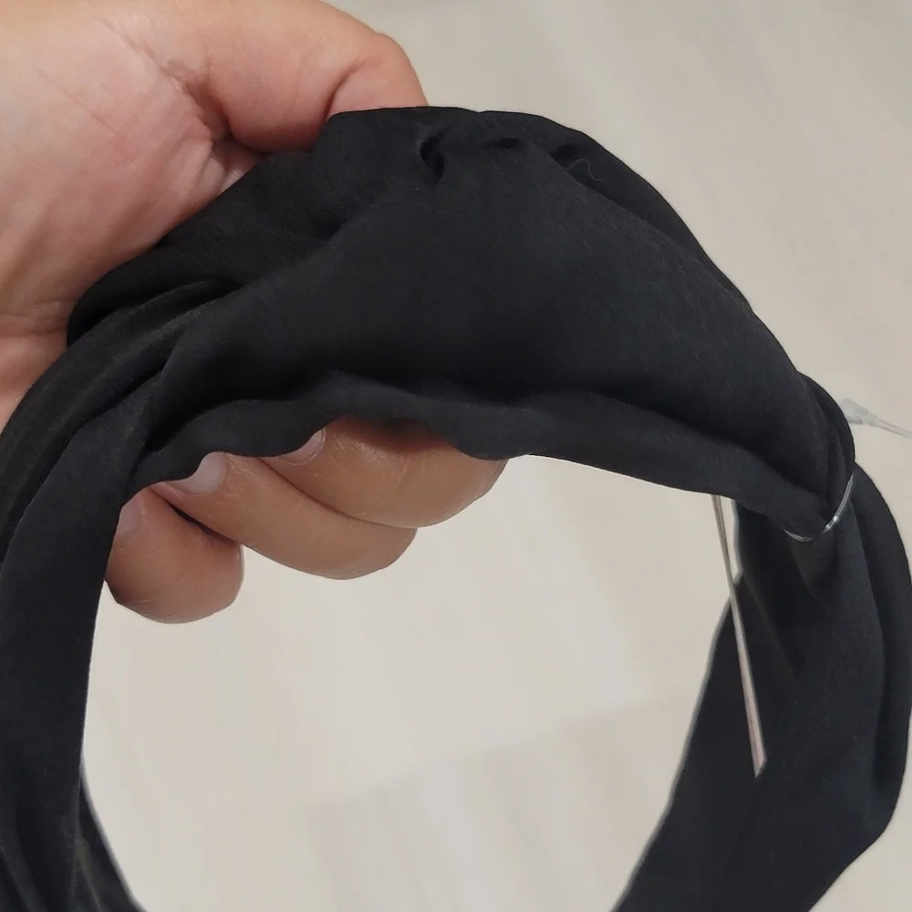 NEW THE BEACHWAVER CO. Black Knotted Headband